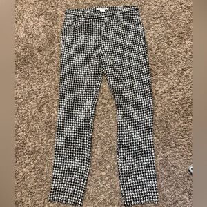 Zac & Rachel Black and White Houndstooth Women Jeans